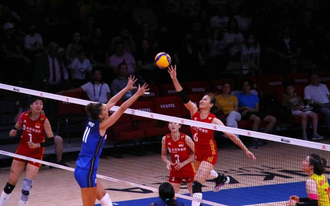 Fıvb Kadınlar Milletler Ligi: İ̇talya: 3 - Çin: 1