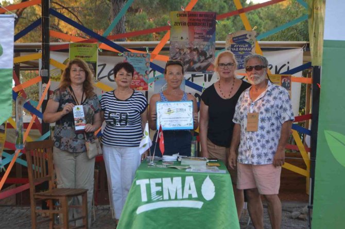 Ayvalık’ta Zeytin Çekirdekleri İle Tema İşbirliği
