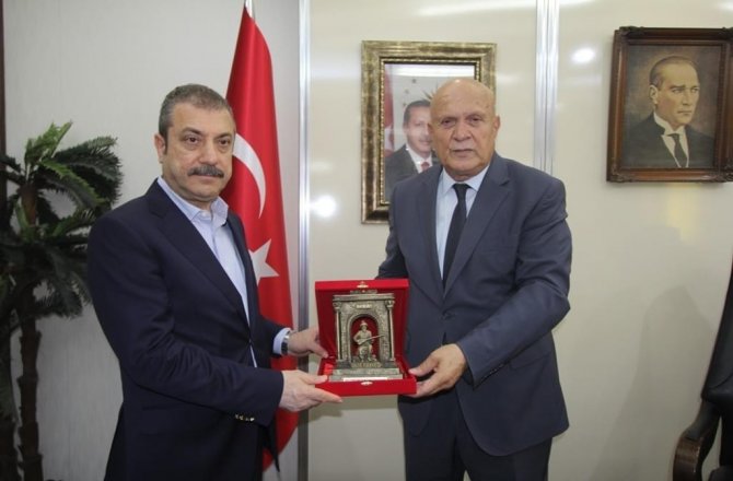 Merkez Bankası Başkanı Kavcıoğlu’ndan Başkan Pekmezci’ye Ziyaret