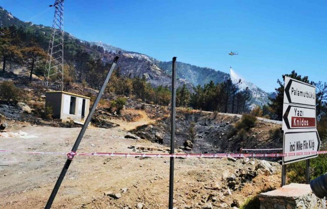 Datça Yangınının Çıktığı Trafoda İnceleme