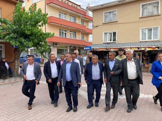 İ̇l Başkanı Yıldırım Tek Tek İlçe Teşkilatlarını Gezdi
