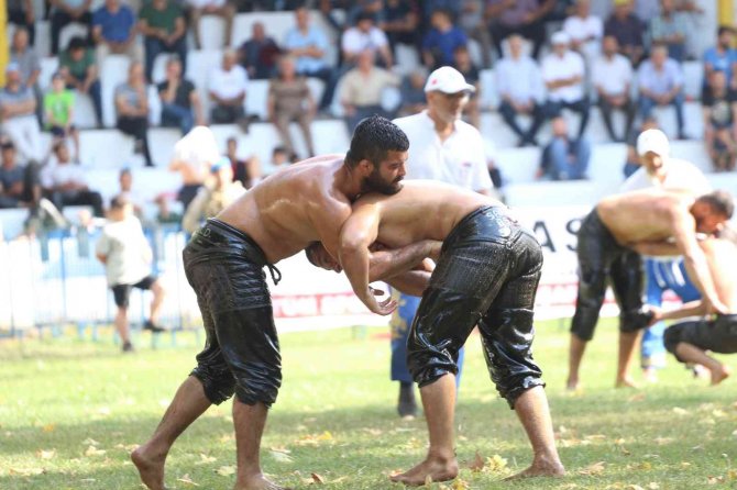 Akbalık Yağlı Güreşleri Başpehlivanı Serhat Gökmen Oldu