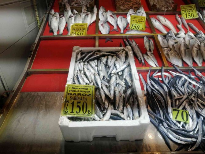 Rüzgarlı Hava Balık Tezgahlarına Yansıdı