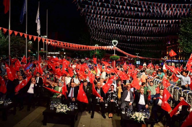 Trabzon’da 15 Temmuz Demokrasi Ve Milli Birlik Günü Etkinlikleri