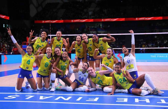 Fıvb Kadınlar Milletler Ligi: Sırbistan: 1 - Brezilya: 3
