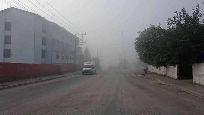 Kozan’ı Sis Kapladı