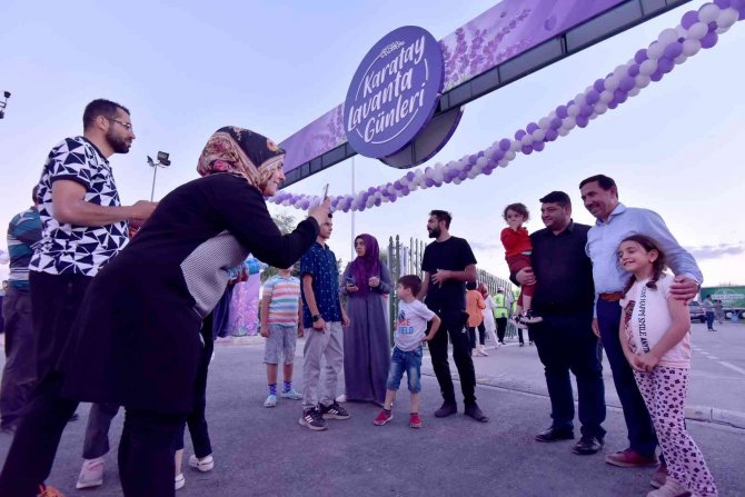 Karatay Lavanta Günleri Renkli Görüntülere Sahne Oldu