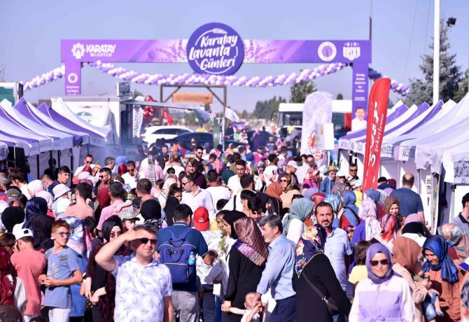 Karatay Lavanta Günleri Renkli Görüntülere Sahne Oldu