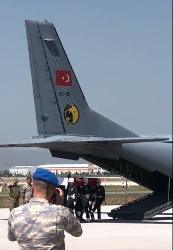 Pençe-kilit Şehidinin Naaşı Memleketi Erzurum’a Getirildi