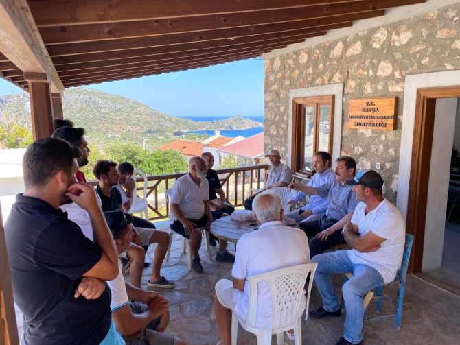 Vali Tavlı, Datça Yangın Bölgesinde İncelemede Bulundu