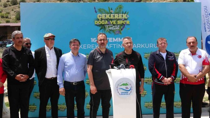 Bakan Kasapoğlu, Yozgat’ta Rafting Yaptı