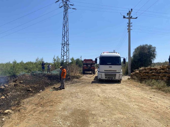 Antalya’da Ormanlık Alanda Çıkan Yangın Korkuttu