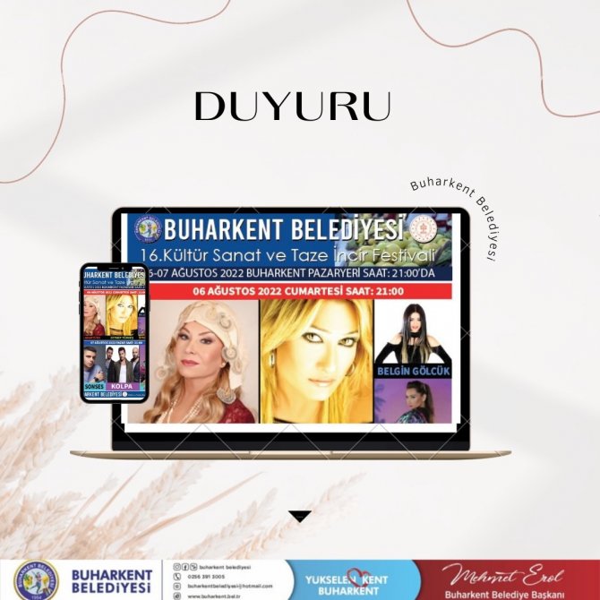 Buharkent’te Festival Hazırlıkları Devam Ediyor