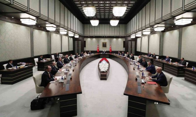 Cumhurbaşkanlığı Kabinesi, Cumhurbaşkanı Recep Tayyip Erdoğan Başkanlığında Beştepe’de Toplandı.