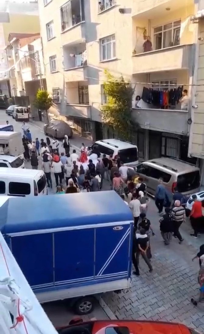 Gelin Getirme Töreninde Maganda Dehşet Saçtı