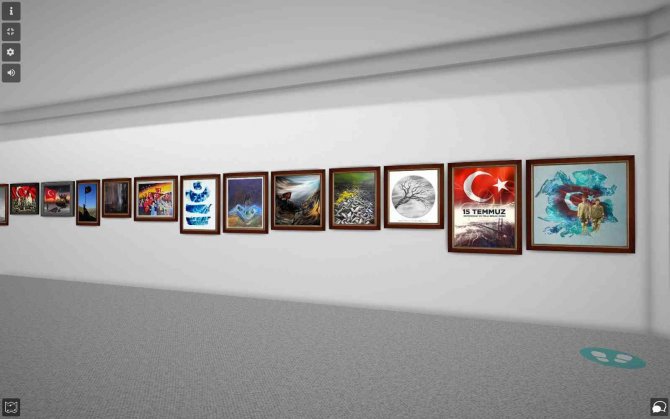 Gaün’de 15 Temmuz Anısına Ulusal Karma Sergi