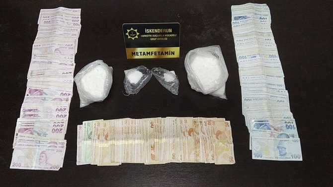 İ̇skenderun’da 1 Kilo 40 Gram Metamfetamin Ele Geçirildi