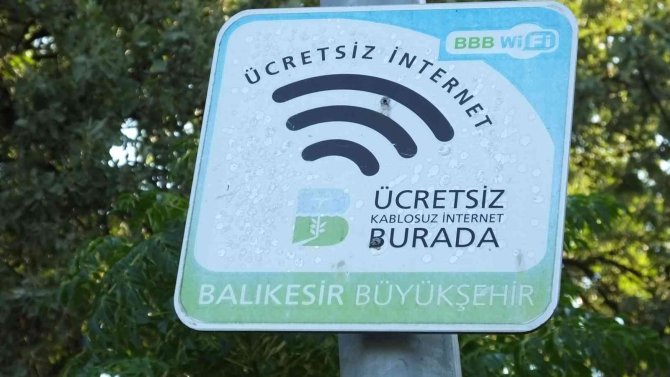 Burhaniyelilere Ücretsiz İnternet Hizmeti