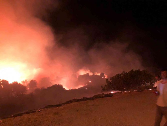 Çeşme’de Yangın