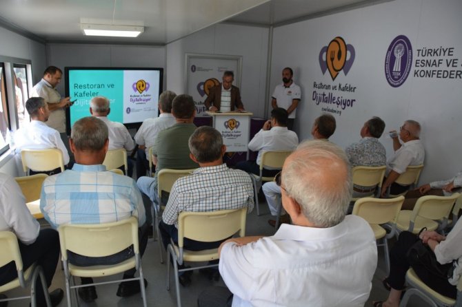 “Restoran Ve Kafeler Dijitalleşiyor Projesi” Manisa’da Esnafa Tanıtıldı