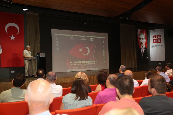 Agü’de 15 Temmuz Demokrasi Ve Milli Birlik Günü Programı