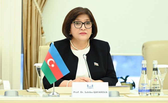 Aile Ve Sosyal Hizmetler Bakanı Yanık, Azerbaycan Milli Meclis Başkanı Gafarova İle Görüştü