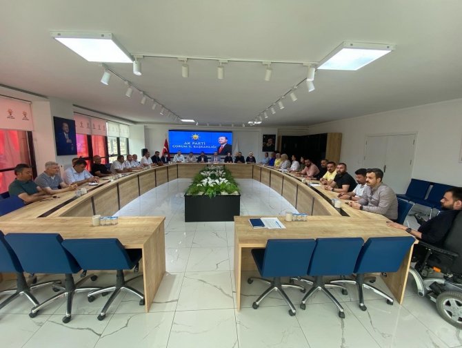 Ak Parti Çorum İ̇l Başkanı Yusuf Ahlatcı: