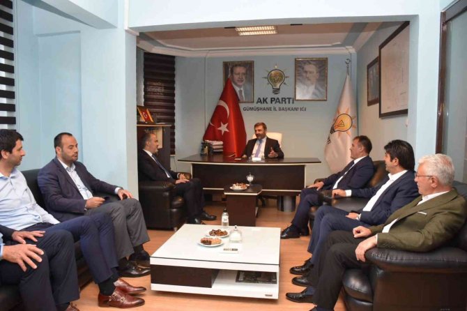 Bursa Büyükşehir Belediye Başkanı Aktaş Gümüşhane’de