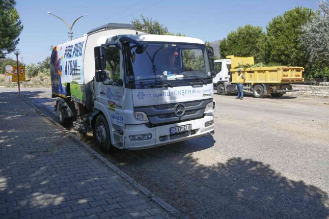 Aydın Büyükşehir’den Sultanhisar’da Yaz Temizliği