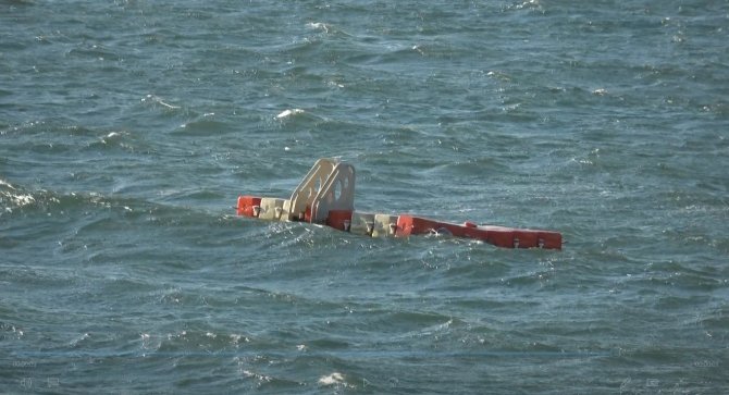 Ayvalık’ta Şiddetli Poyraz Zaman Zaman Fırtına Şeklinde Etkili Oluyor