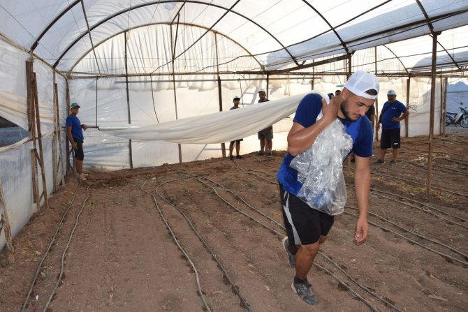 Toprak Sıcaklığını 100 Dereceye Çıkarıp Doğal Dezenfekte Sağlıyorlar