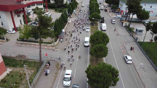 Tekkeköy’de 15 Temmuz Bisiklet Turu