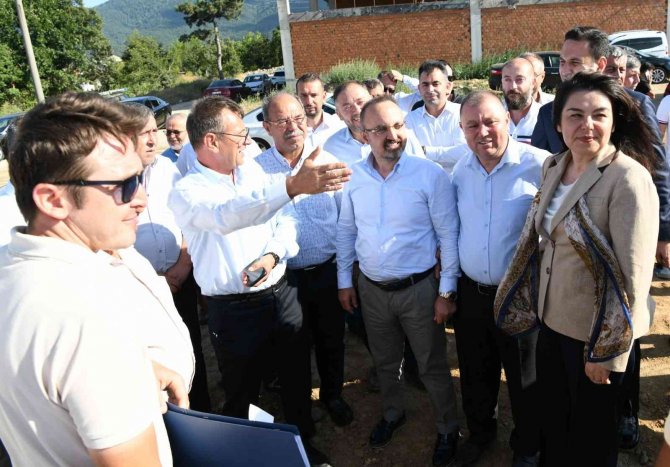 Milletvekili Turan, Sanayi Sitesi İnşaatını İnceledi