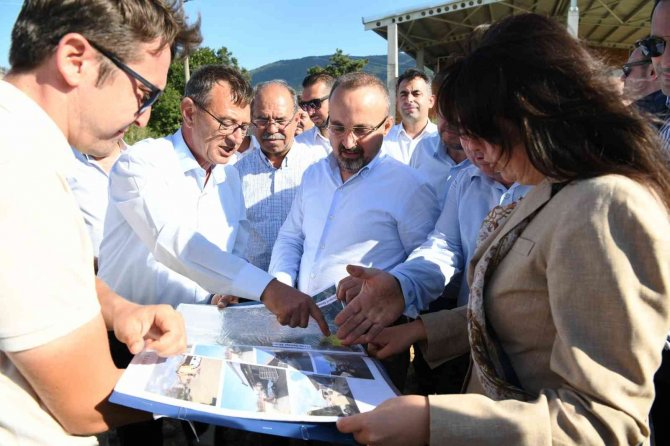 Milletvekili Turan, Sanayi Sitesi İnşaatını İnceledi