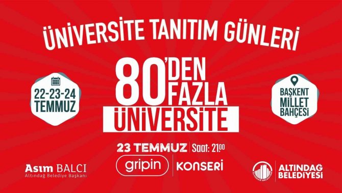 Başkentte Üniversite Tanıtım Günleri Başlıyor