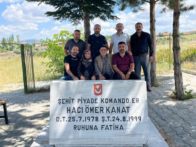 Şehit Kanat’ın Silah Arkadaşlarından Vefa Ziyareti