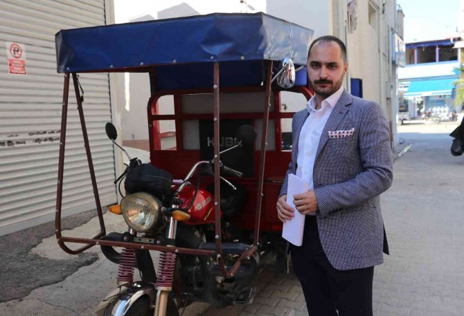 "Yolcu" Yerine "Tüpgaz" Taşınan Motosiklet İle Sürücüye 2 Bin 456 Lira Ceza