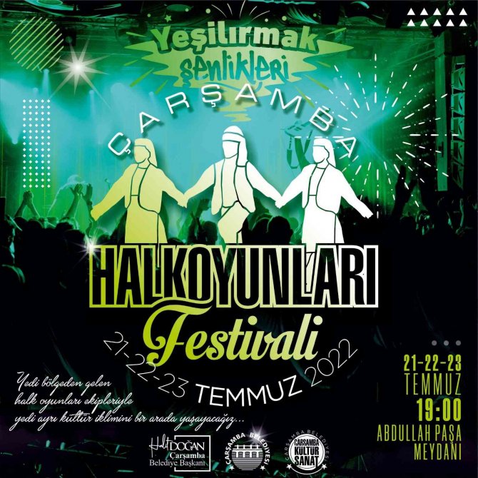 Çarşamba’da Halk Oyunları Festivali