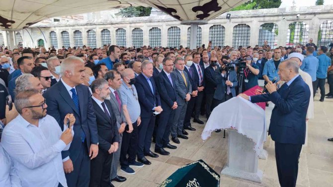 Cumhurbaşkanı Erdoğan, Fethiye Gümüşdağ’ın Cenazesine Katıldı