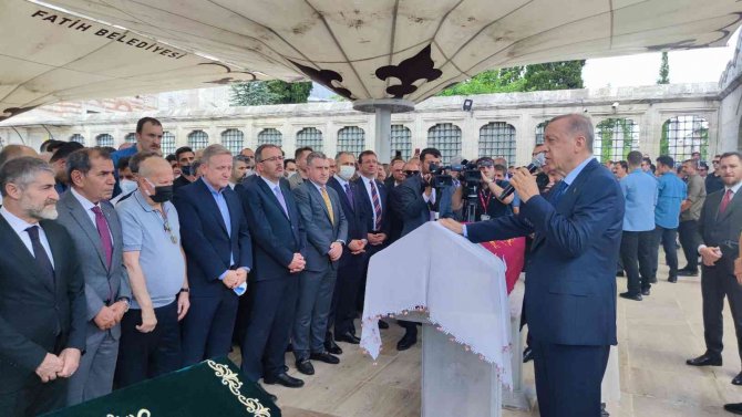Cumhurbaşkanı Erdoğan, Fethiye Gümüşdağ’ın Cenazesine Katıldı