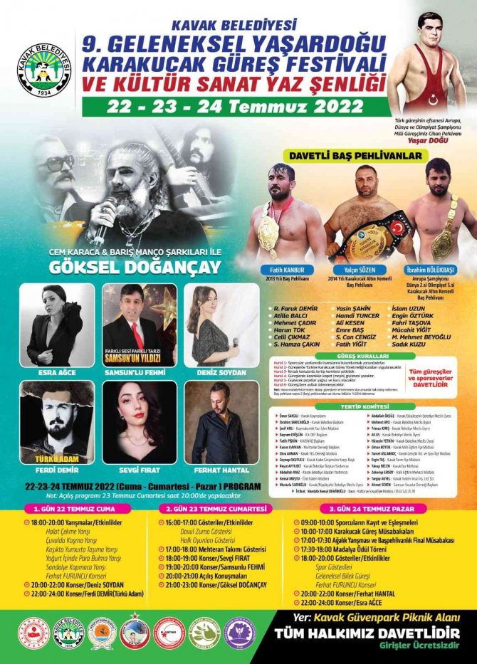 Kavak’ta Şenlik Heyecanı