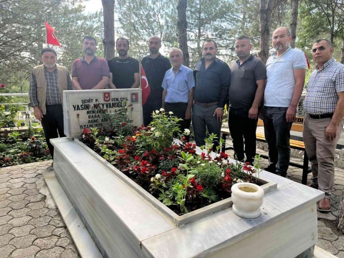 Şehit Kanat’ın Silah Arkadaşlarından Vefa Ziyareti