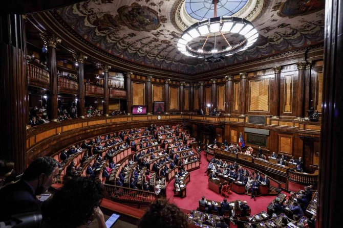 İ̇talya Başbakanı Draghi’ye Senatodan Güvenoyu