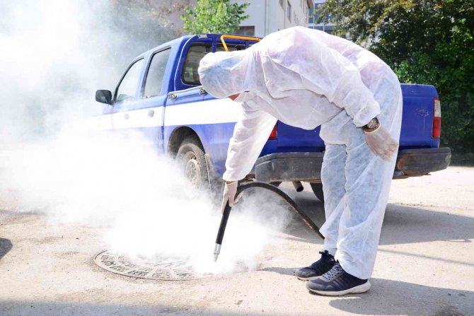 Kahramankazan’da Haşere Ve Kötü Kokuyla Mücadele Sürüyor