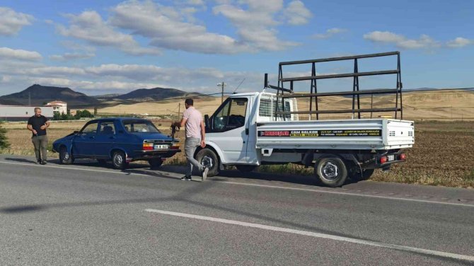 Çorum-ankara Karayolunda Trafik Kazası: 1 Yaralı