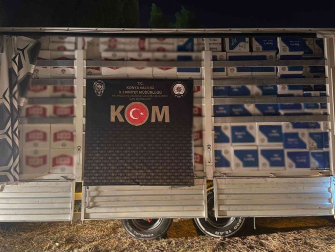 Konya’da 14 Milyon 900 Bin Adet Bandrolsüz Makaron Ele Geçirildi