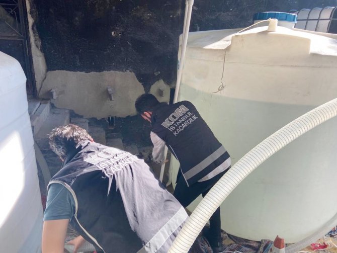 İ̇stanbul’da Sahte İçki İçin Hazırlanan 7 Bin 600 Litre Alkollü Sıvı Ele Geçirildi