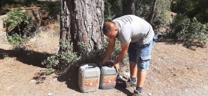 Yangınlara Karşı ‘Su Bidonlu’ Önlem