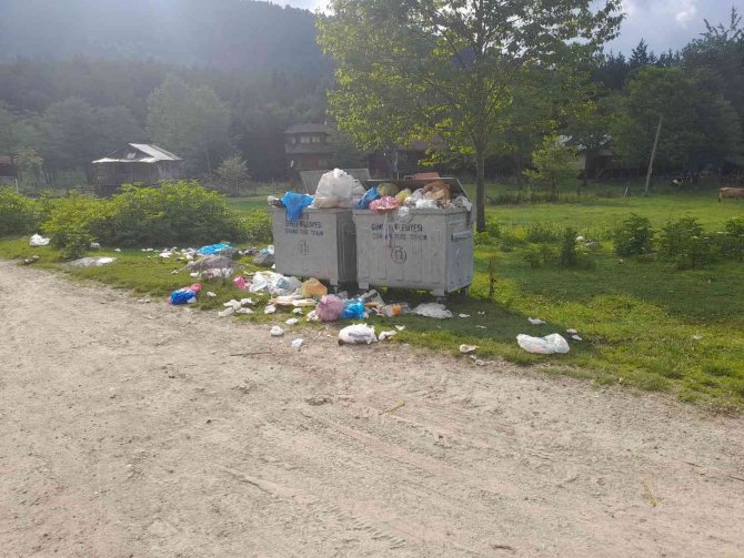 İ̇nsanlar Buraya Gezmeye Geliyorlar, Doğaya Elindeki Çöpü Bırakıp Gidiyor