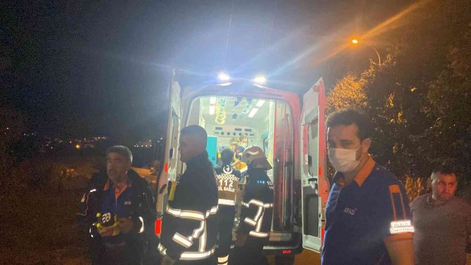 Alkol Alırken 20 Metrelik Şarampole Yuvarlandı